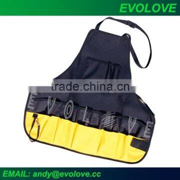 Gardening apron with tools set