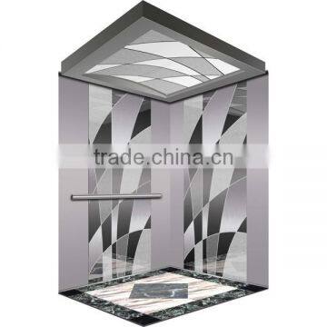 Color Coating Etching Decorative Stainless Steel Elevator Cabin photo-5