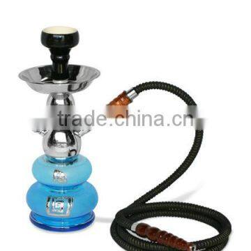 Arguile Mya Chicha High quality Zinc alloy Glass Middle Large Hookah Narghile samll Glass Shisha china shisha factory SGZ-09