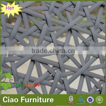 Flower Weaving Moulded Sun Lounger/ Outdoor Rattan Bed Lounger photo-2