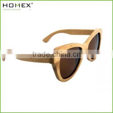 Pure top quality bamboo wooden sunglasses/bamboo sunglasses polarized/HOMEX