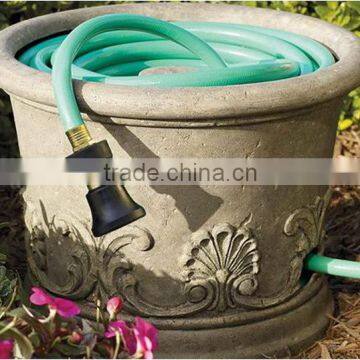 Garden fiberglass pipe reserve pot