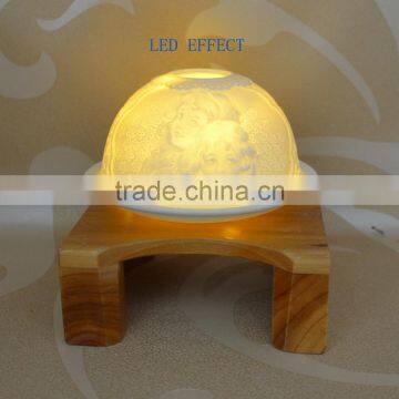 Factory Supply Ceramic Decoration Lamp With LED Bulb photo-4