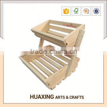 Competitive price natural wood wooden fruit basket