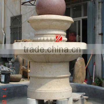 Red Stone Roating Ball Fountains Wholesale photo-4
