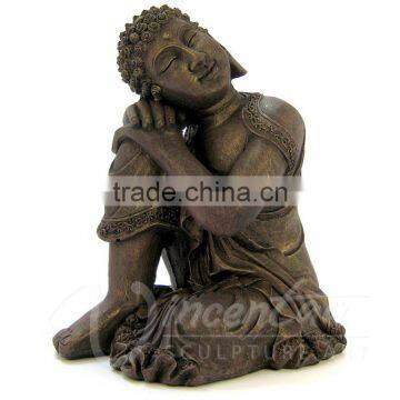 China supply outdoor large metal crafts bronze life size buddha for sale