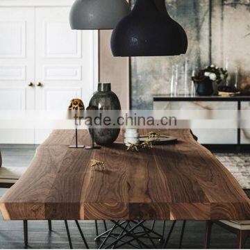 Momoda High_end Italian Modern Furniture Personal Customization 2.4M Big Size Solid Wood Dining Set Contemporary Dining Table photo-2