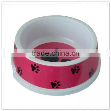 Promoted Plastic per Bowl With Rubber Ring, Personalized Melamine Dog Bowl photo-3
