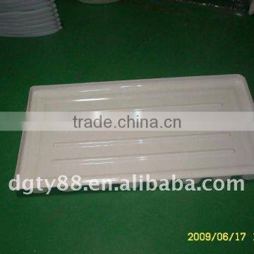 accept custom divider vacuum forming thick blister large plastic tray