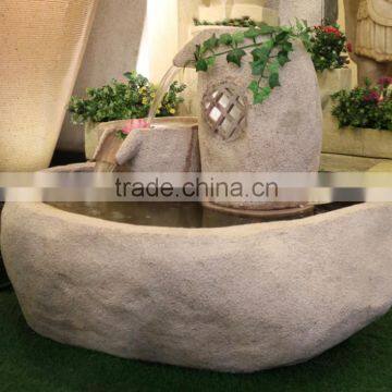 sandstone water fountains japanese restaurant decoration