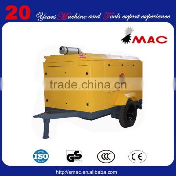 7.5KW 8bar diesel mobile air compressor SMPD-17/8