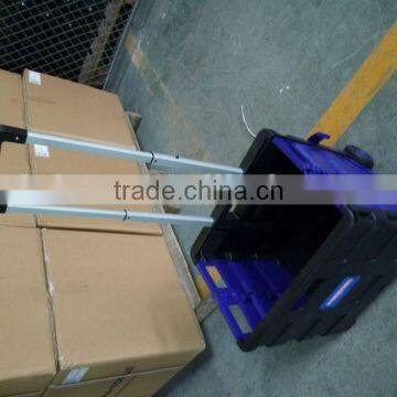 large foldaway plastic shopping cart