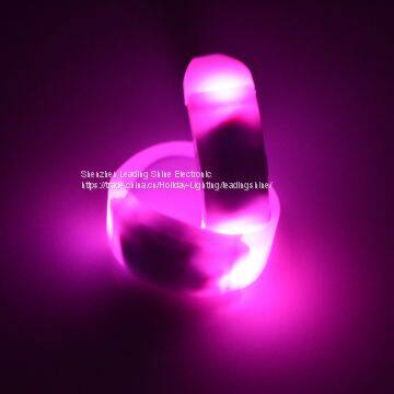 800 Meter Control Remote Silicon Battrery Operated Replaceable Led Changing Colorful Wirstband Armband photo-4