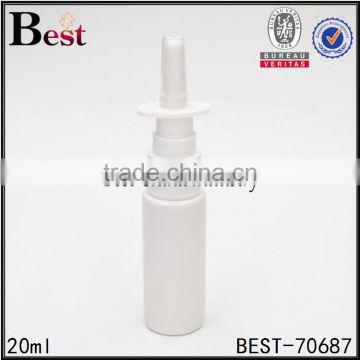 20ml PP plastic white medical spray bottle oral sprayer medical spray bottle