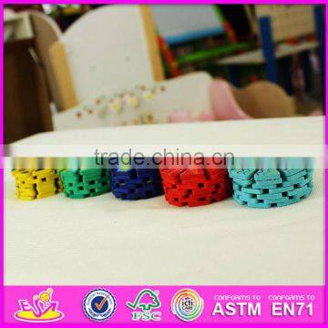 2016 New Design Children Wooden Splicing Toy, Wholesale Fashion Kids Wooden Splicing Toy W03B055 photo-4