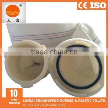 PVC Lining Layflat Fire Hose / Fire Resistant Hose With ABS Plastic Type Coupling photo-3