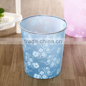 Fashional Style Top Quality Flower Print Popular Used in the Household Dustbin Storage Box photo-4