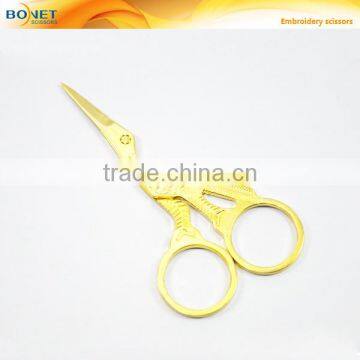 SEM0001S CE Certificated 3-5/8" Professional Fully S/S Mini Thread Stork Scissors photo-5