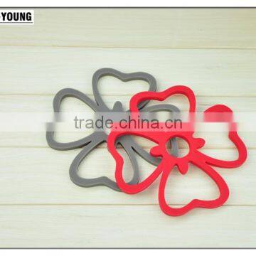 16009 Heart Shape Silicone High Temperature Heat Insulation Mat Kitchenwares Silicone Mat Flexible Silicone Heating Mat photo-3