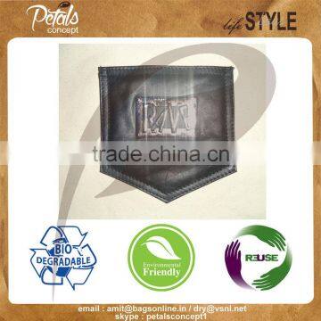 Unisex Tote Bag for All Purpose With Genuine Leather Handle photo-5