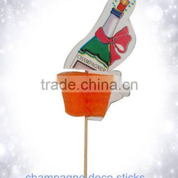 MM6053 champagne deco party sticks