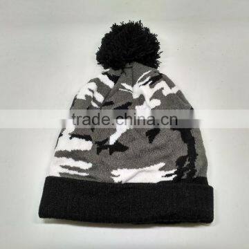 Manufacturers supply outdoor camouflage hats and explosion knitted winter hats wholesale order