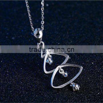Christmas Gift 925 Sterling Silver CZ Christmas Pendant photo-2