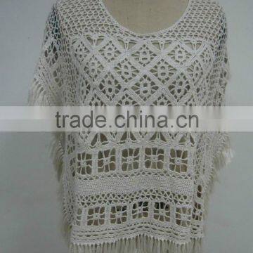 S9984 crochet belly dance hip scarf for women