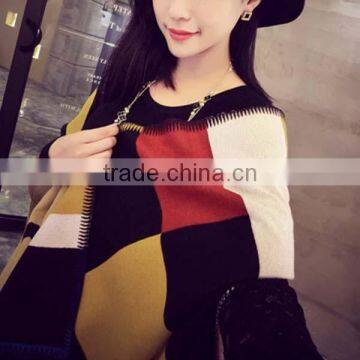 UK Wind 2017 Spring Girl Scarf International Catwalk Model Style Letters Imitated Cashmere Material Female Tippet photo-2