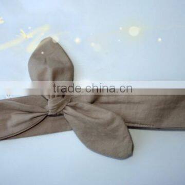 Fashion Style Baby Cotton Headbands Bow Tie Baby Girl Accessories photo-4