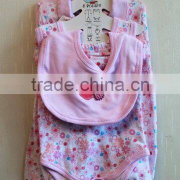 Wholesale Lovely New Born Knitted Clothing Set Long Sleeve Romper 100% Cotton Clothing Set 8TB1-50 photo-2