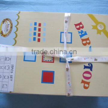 Newest Style Organic Newborn Baby Clothes 15pcs Gift Set Baby Girl Clothes photo-2