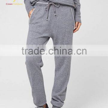 Casual Knitted 100% Pure Cashmere Pants