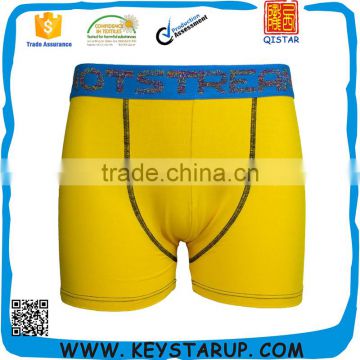 Sexy Mature Man Solid Color Soft Elastane Underwear Cheap Men Boxer