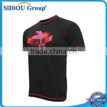 muscle fit t-shirt wholesale 100% cotton soft and