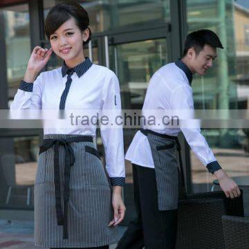 Custom Simple Pattern Restaurant Work Clothes Restaurant Server Uniforms photo-3