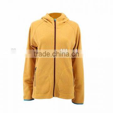 Women's Causal Plain Sports Fleece Jackets