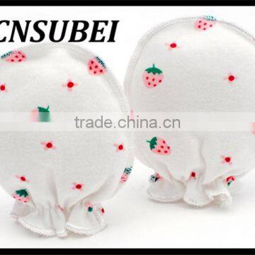 Newborn Baby Anti Grasping the Face Cartoon Cotton Glove,winter Glove Thermal Baby photo-4