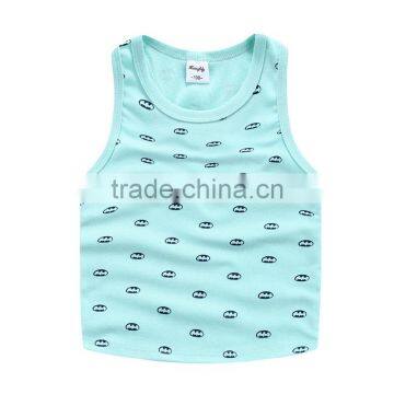 Wholesale Summer Sleeveless Cotton Boys Casual Children Tops photo-3