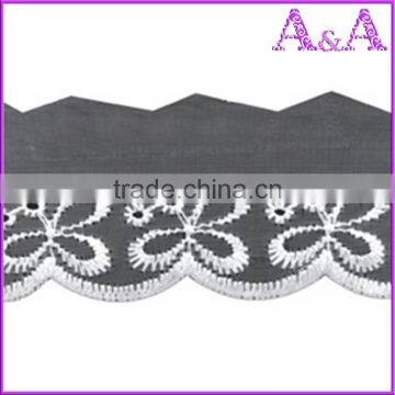 White Beaded Organza Lace Sequin Embroidery Lace For Elegant Woman photo-2