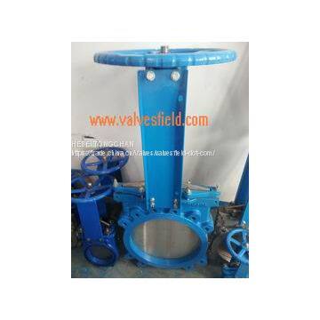 Knife gate valve