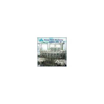PLC Bottle / Jar Juice Filling Machine , Washing Filling Capping Machinery