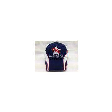Raised 3D Embroidered Baseball Cap Racing Hat with Embroidery Trims
