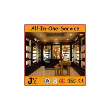 cosmetic store design with  perfume display cabinet