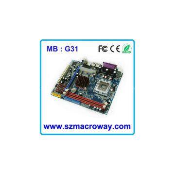 Wholesale price Desktop Motherboard G31 with high quality