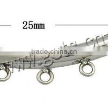 New Stainless Steel Tube Beads Beading Jewelry Making Gold Plated Beads photo-2