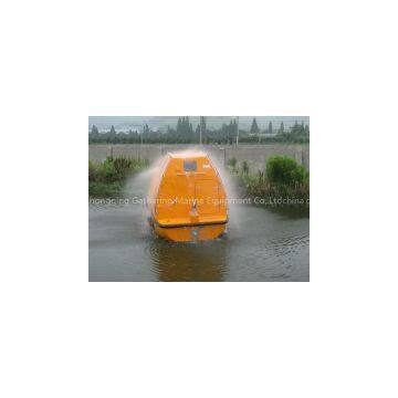 Totally enclosed rigid life boat with diesel engine solas regulation