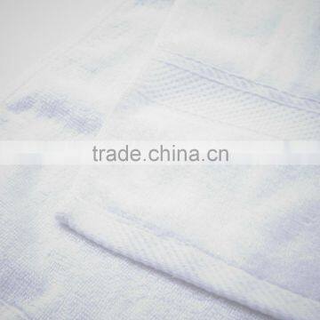 100% Cotton Full White Satin Towel for Luxury Hotel photo-5
