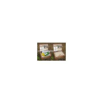 Picnic set, picnic basket, willow picnic basket, picnic hamper