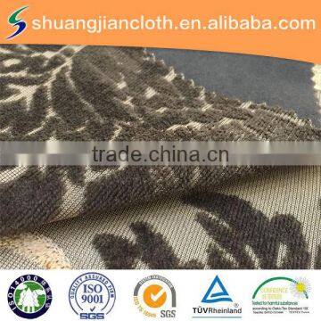 Good Hand Feeling Velvet Jacquard Fabric Cheap Tableclothes Fabric